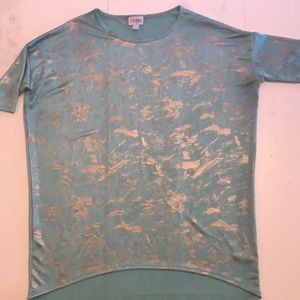 XS Turquoise and Silver elegance LuLaRoe Irma